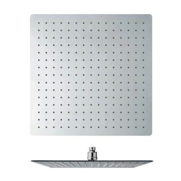 Franz Viegener 16" Square Stainless Steel Rain Head Flow Rate