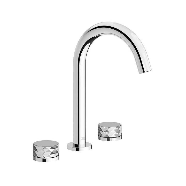 Franz Viegener Nerea Widespread Lavatory Faucet Diamond Cylinder Handle With Pop Up Drain Assembly