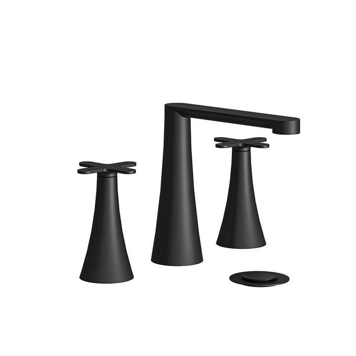 Franz Viegener Konic Widespread Lavatory Faucet With Push Down Pop Up Drain