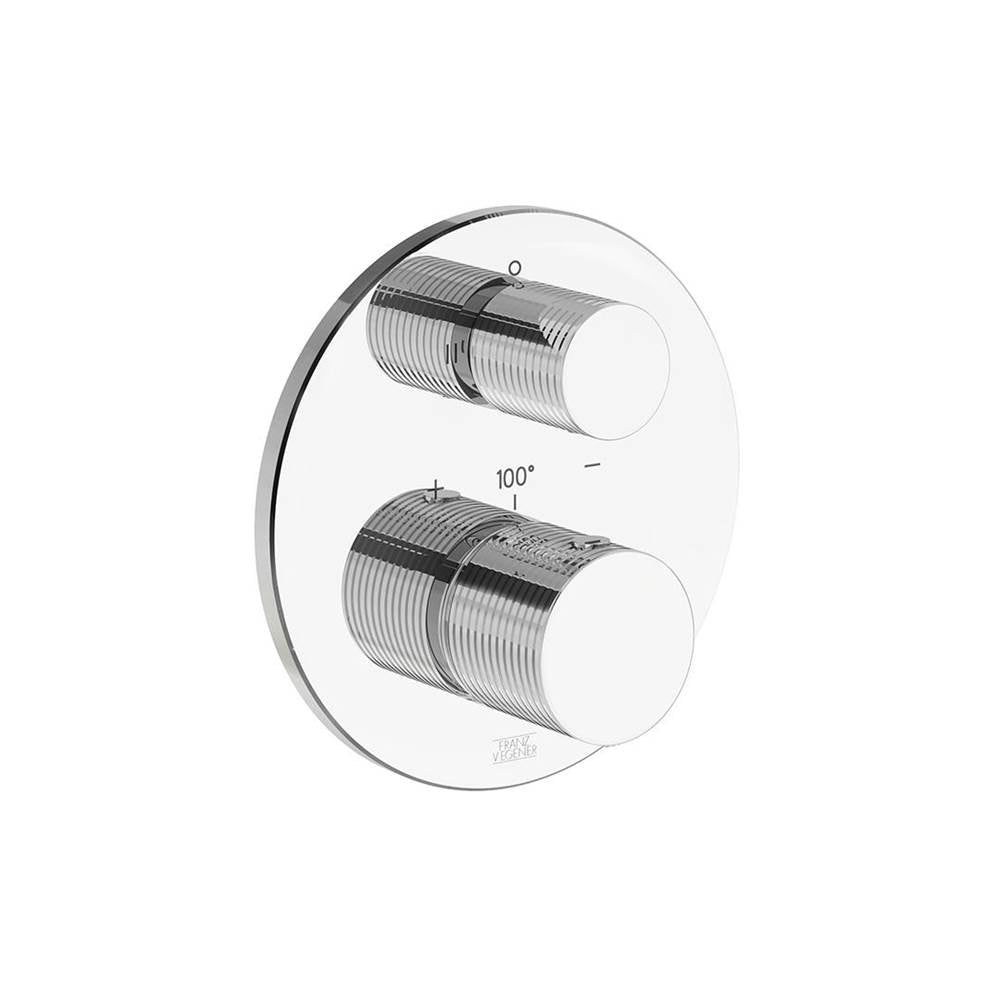 Franz Viegener Thermostatic Wall Valve Rings Cylinder Handle