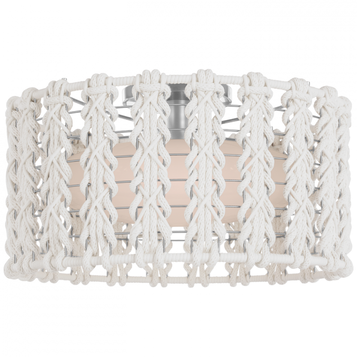 Visual Comfort Signature Catania Braided Ceiling Flush Light (view 4)