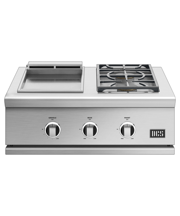 DCS Series 9 Double Side Burner and Griddle 30"