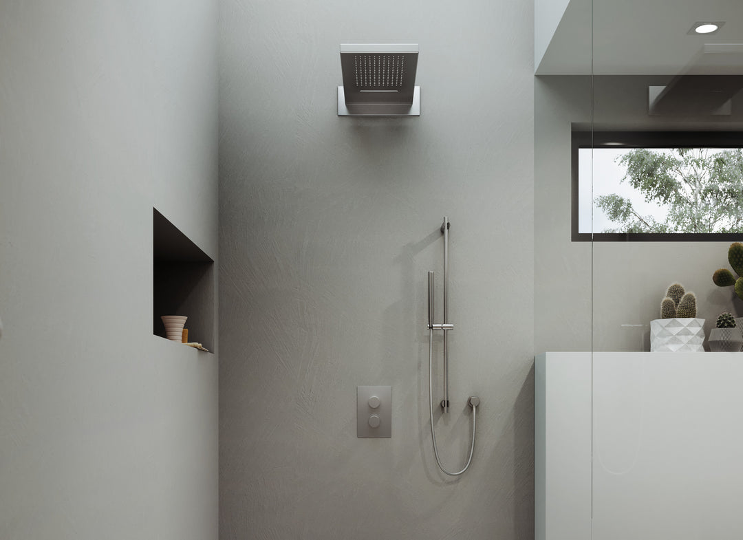 MGS Bagno Stainless Steel Wall mount Rain Waterfall Shower Head