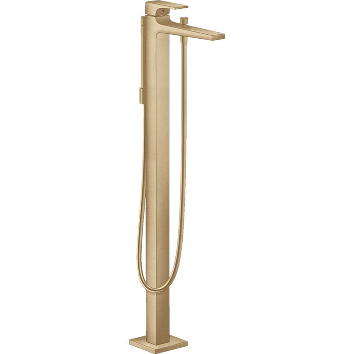 Hansgrohe Metropol Freestanding Tub Filler Trim with Lever Handle and 1.75 GPM Handshower