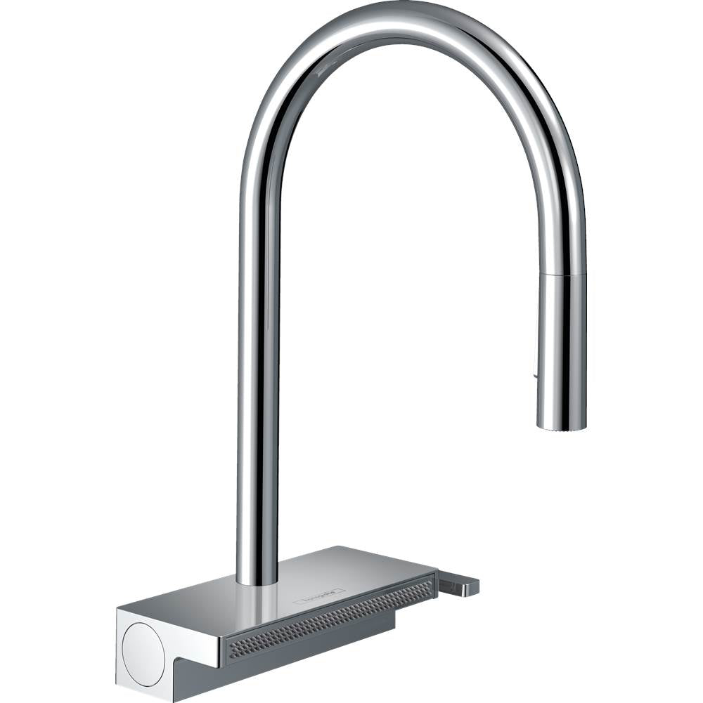 Hansgrohe Aquno Select HighArc Kitchen Faucet 3-Spray Pull-Down 1.75 GPM