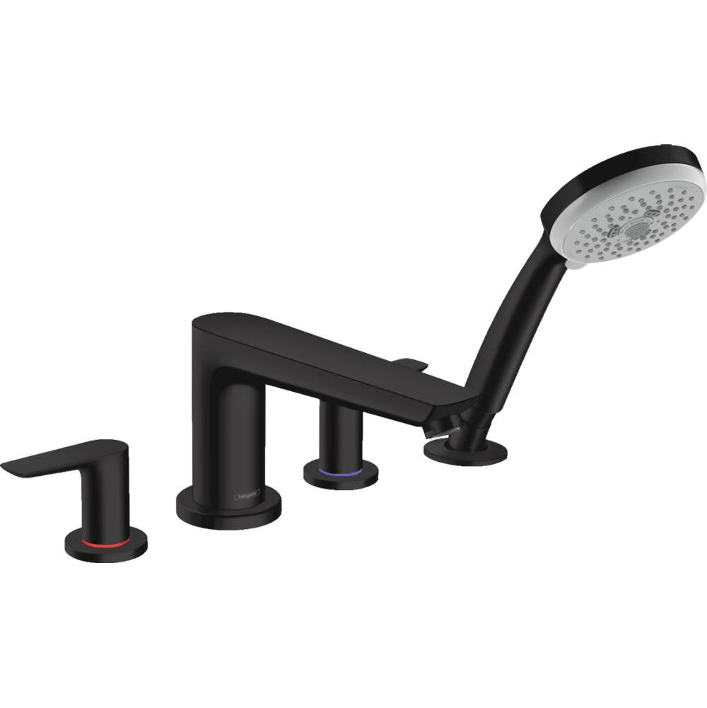 Hansgrohe Talis E 4-Hole Roman Tub Set Trim with 1.8 GPM Handshower