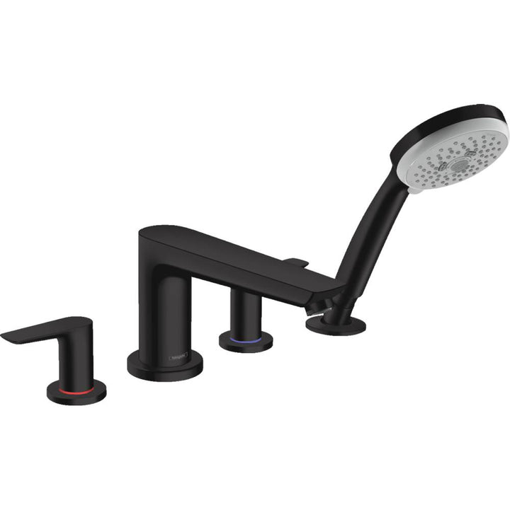 Hansgrohe Talis E 4-Hole Roman Tub Set Trim with 1.8 GPM Handshower