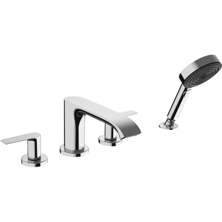 Hansgrohe Vivenis 4-Hole Roman Tub Set Trim with 1.75 GPM Handshower