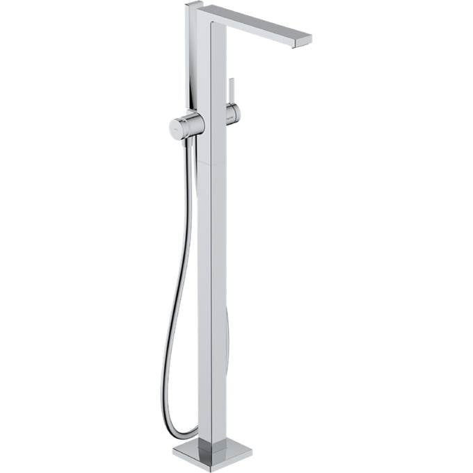 Hansgrohe Tecturis E Freestanding Tub Filler with 1.75 GPM Handshower