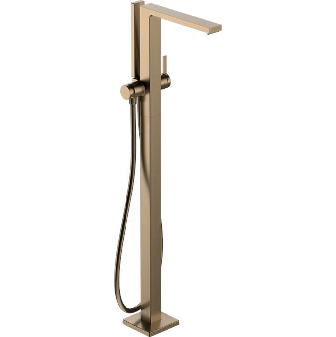 Hansgrohe Tecturis E Freestanding Tub Filler with 1.75 GPM Handshower