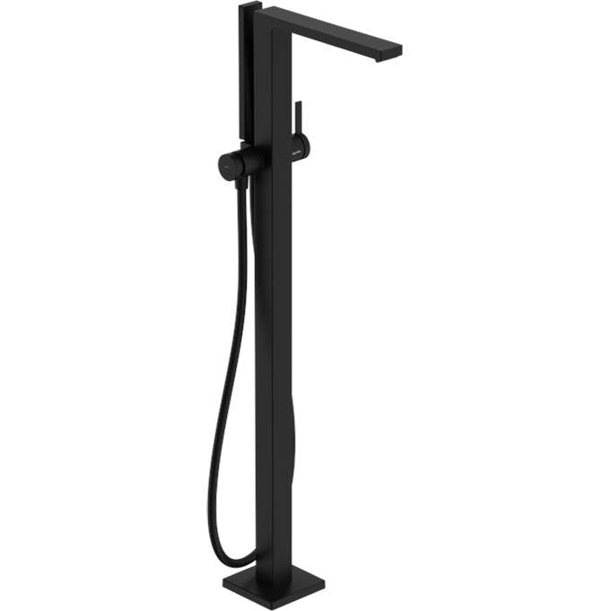 Hansgrohe Tecturis E Freestanding Tub Filler with 1.75 GPM Handshower