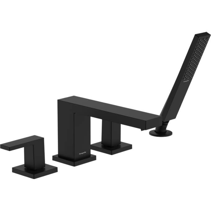 Hansgrohe Tecturis E 4-Hole Roman Tub Set Trim with 1.75 Handshower