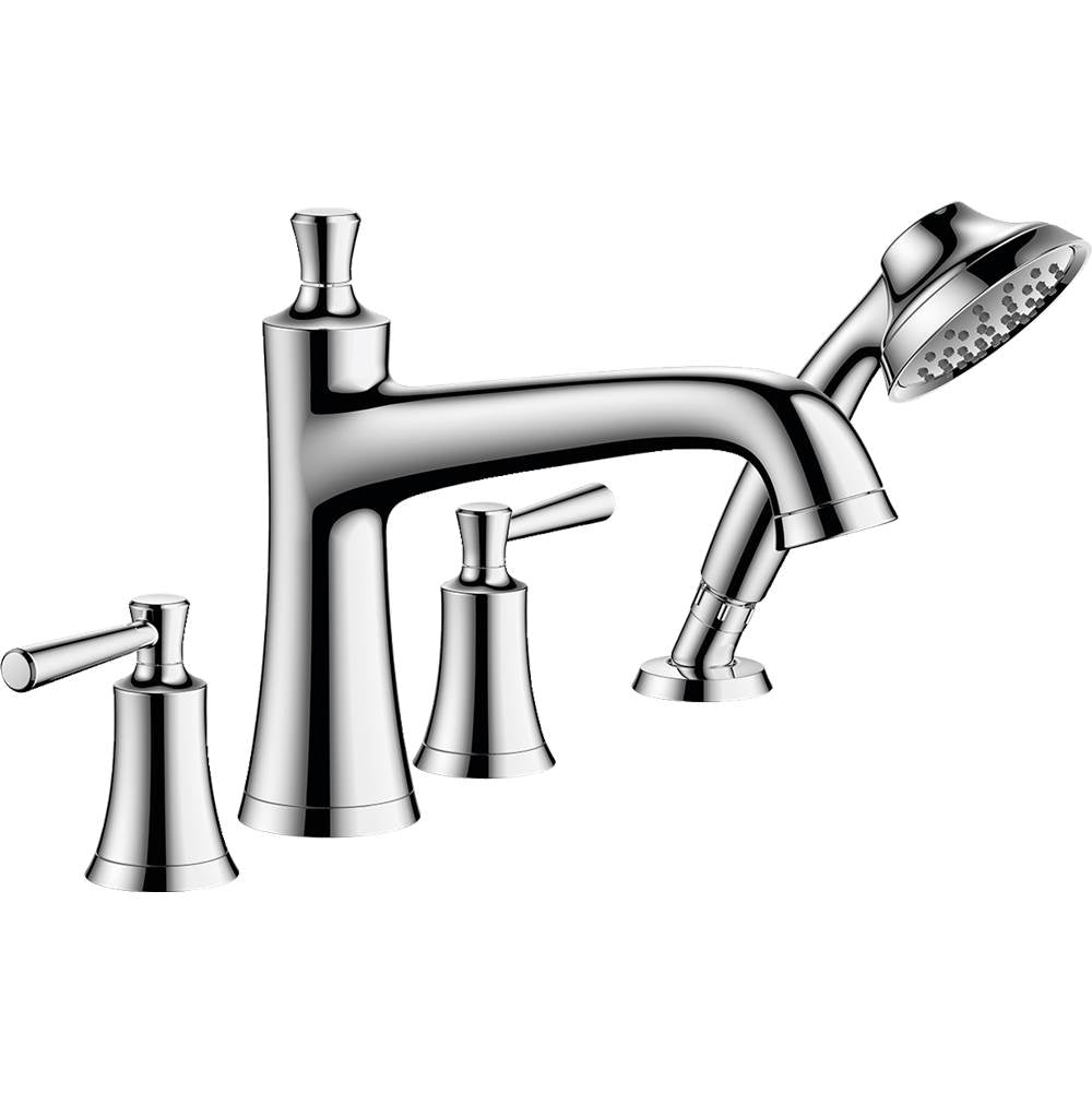 Hansgrohe Joleena 4-Hole Roman Tub Set Trim with 1.75 GPM Handshower