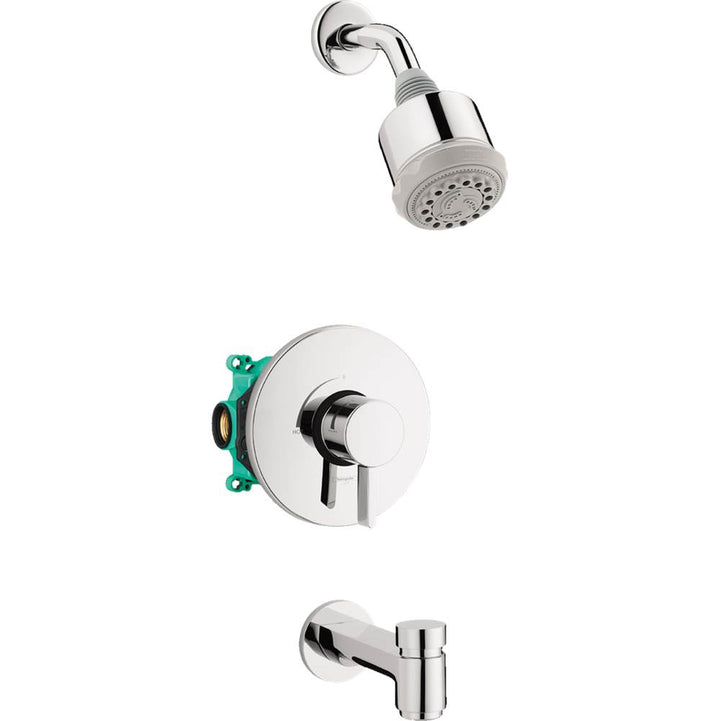 Hansgrohe Clubmaster Pressure Balance Tub/Shower Set with Rough 2.5 GPM