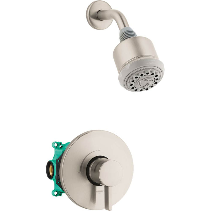 Hansgrohe Clubmaster Pressure Balance Shower Set with Rough 2.5 GPM