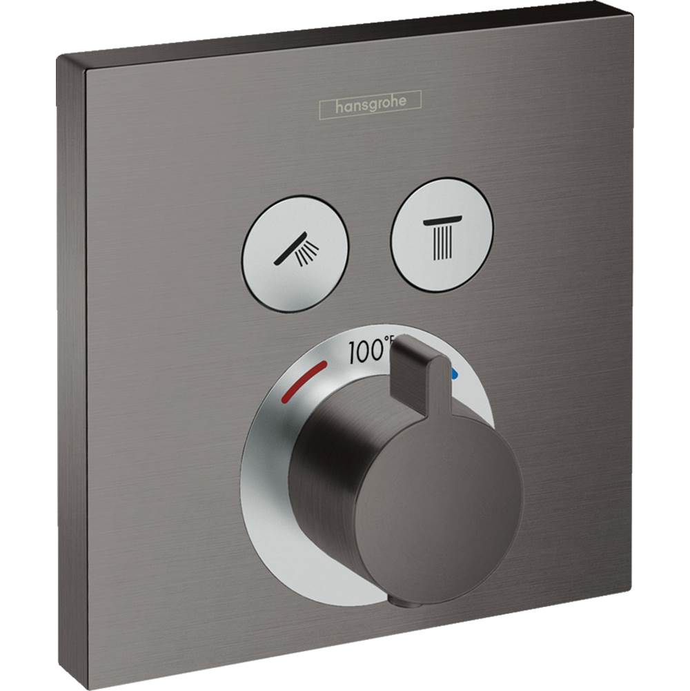 Hansgrohe ShowerSelect Thermostatic Trim for 2 Functions Square