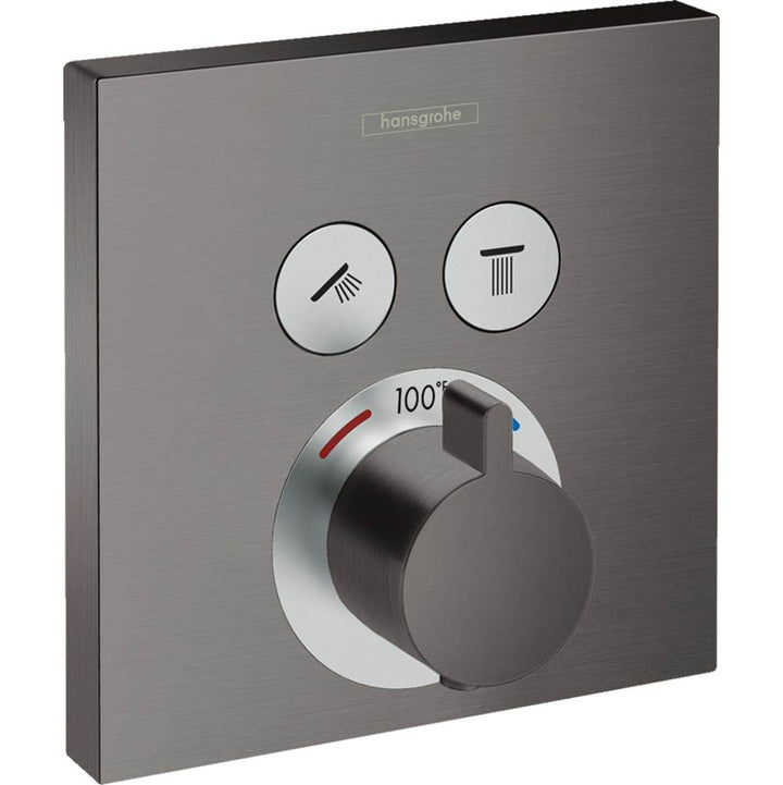 Hansgrohe ShowerSelect Thermostatic Trim for 2 Functions Square