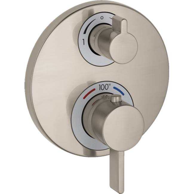 Hansgrohe Ecostat S Thermostatic Trim with Volume Control and Diverter