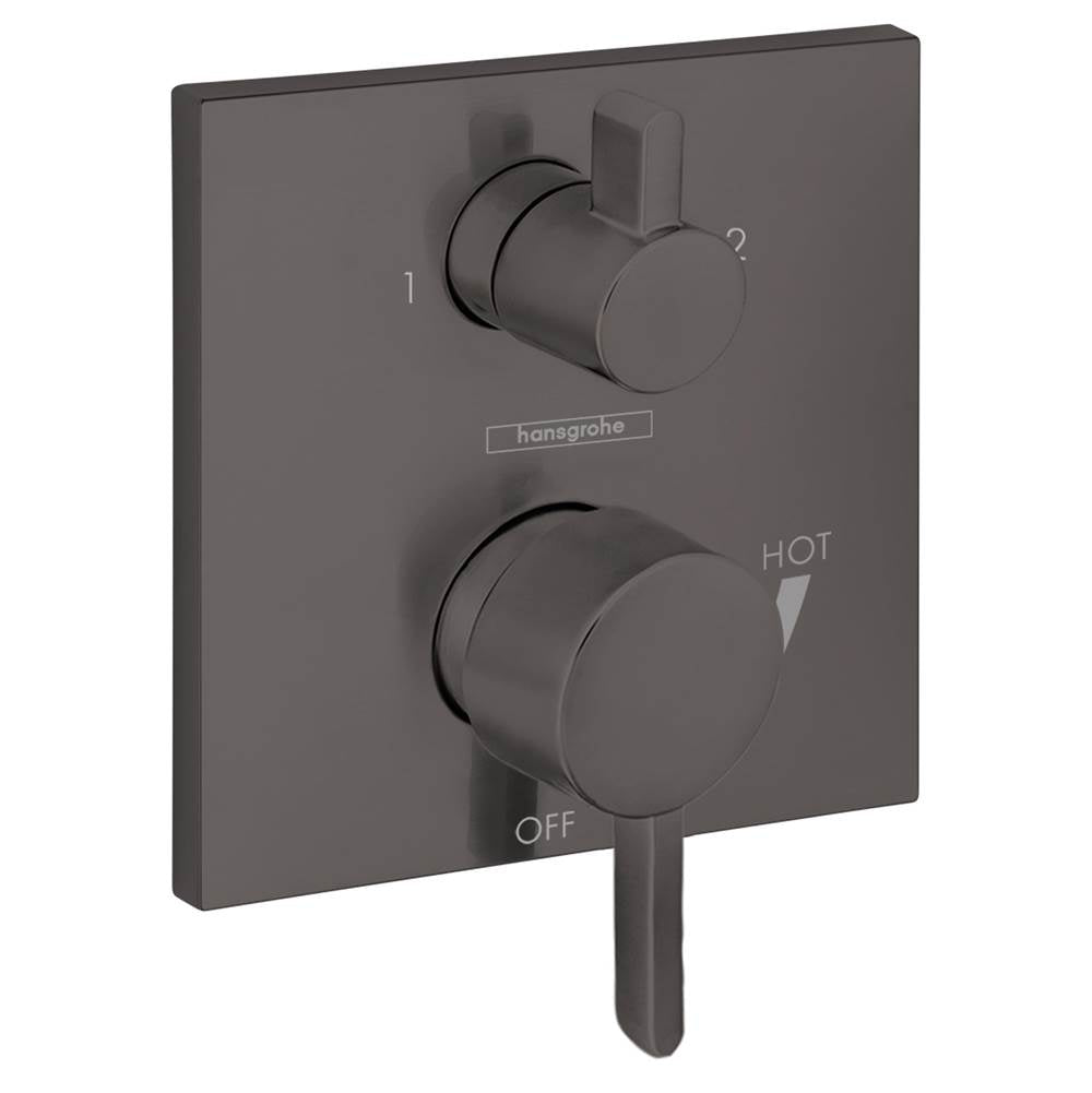 Hansgrohe Ecostat Pressure Balance Trim Square with Diverter
