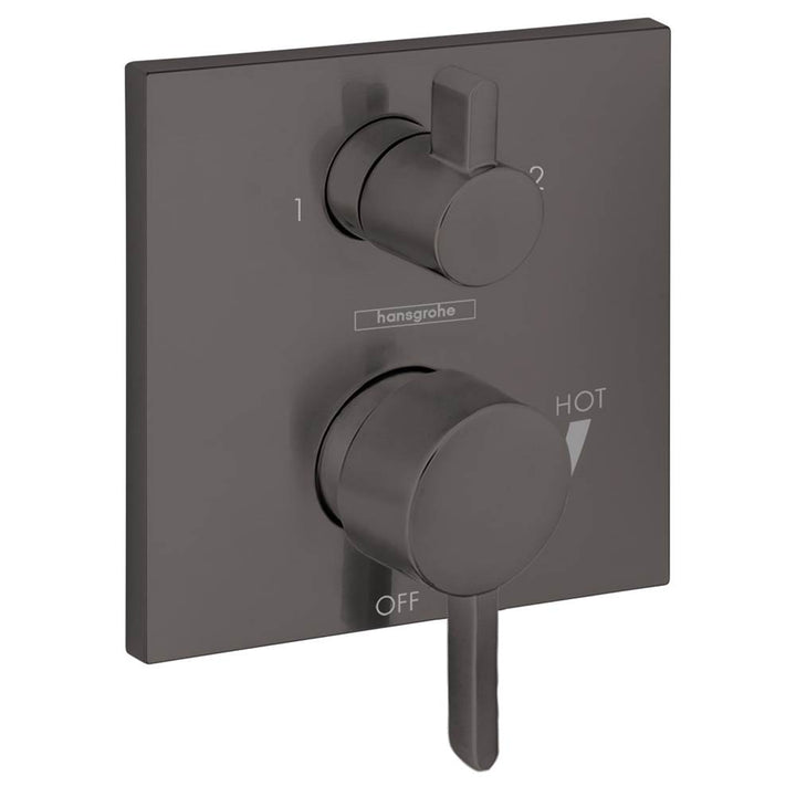 Hansgrohe Ecostat Pressure Balance Trim Square with Diverter
