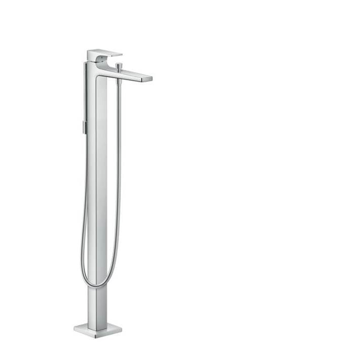 Hansgrohe Metropol Freestanding Tub Filler Trim with Lever Handle and 1.75 GPM Handshower