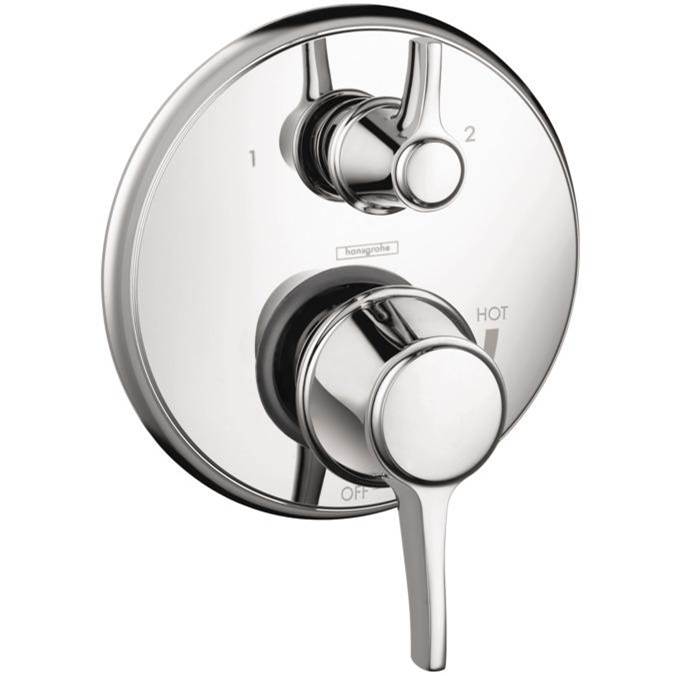 **Hansgrohe Ecostat Classic Pressure Balance Trim with Diverter Round