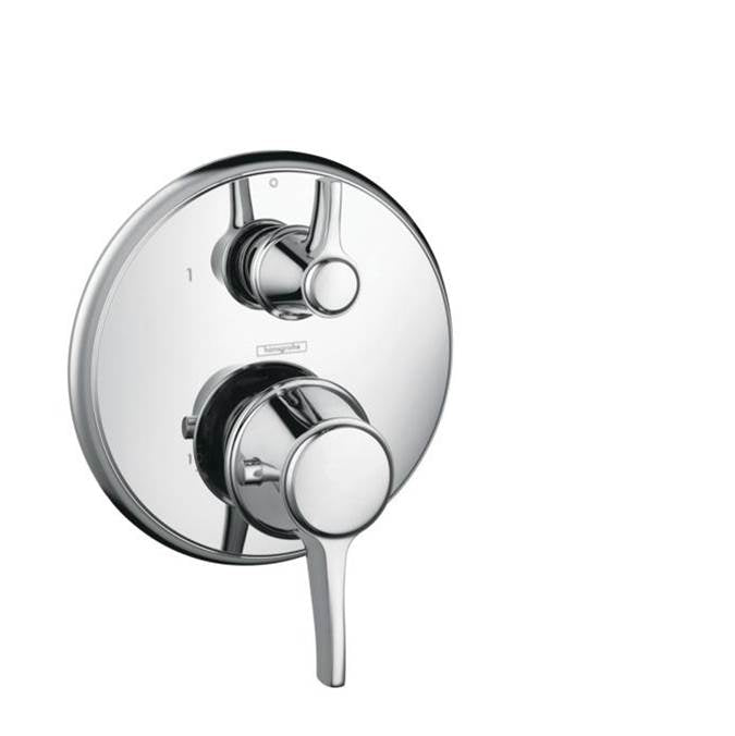 Hansgrohe Ecostat Classic Thermostatic Trim with Volume Control and Diverter Round