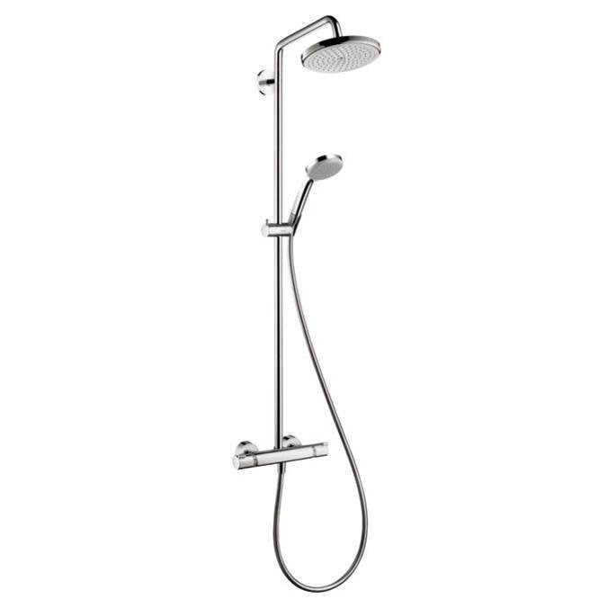 Hansgrohe Croma Showerpipe 220 1-Jet 2.5 GPM