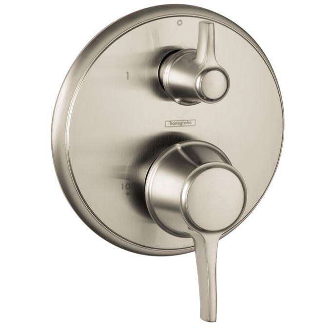 **Hansgrohe Ecostat Classic Pressure Balance Trim with Diverter Round