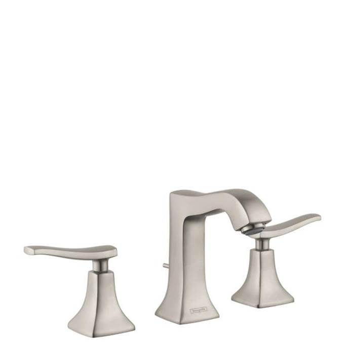 Hansgrohe Metris C Widespread Faucet 100 with Pop-Up Drain 1.2 GPM