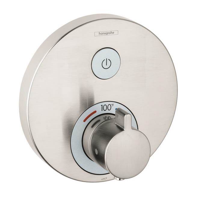 Hansgrohe ShowerSelect S Thermostatic Trim for 1 Function Round
