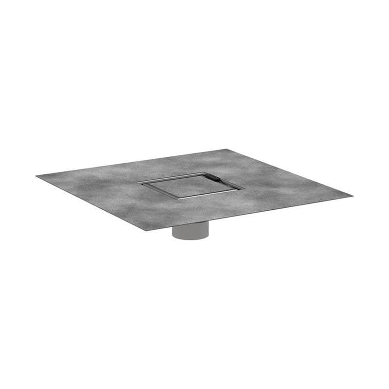 Hansgrohe RainDrain Brilliance Point Drain Set 4x 4 Trim with Rough