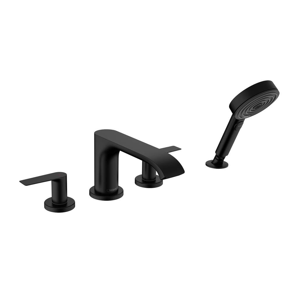Hansgrohe Vivenis 4-Hole Roman Tub Set Trim with 1.75 GPM Handshower