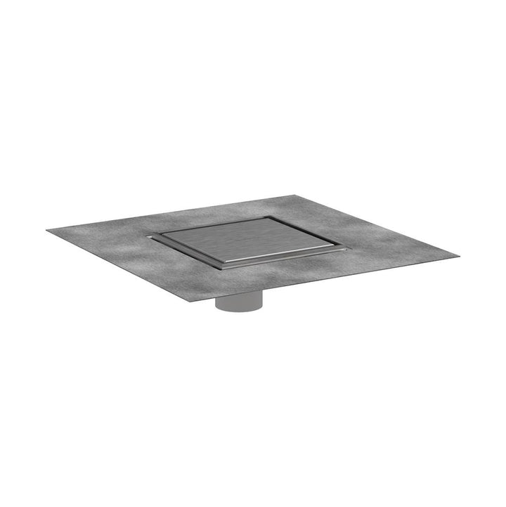Hansgrohe RainDrain Brilliance Point Drain Set 6x 6 Trim Tileable Rear Cover and Rough