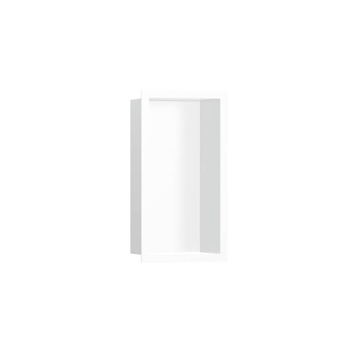 Hansgrohe XtraStoris Individual Wall Niche Matte White with Design Frame 12x 6x 4