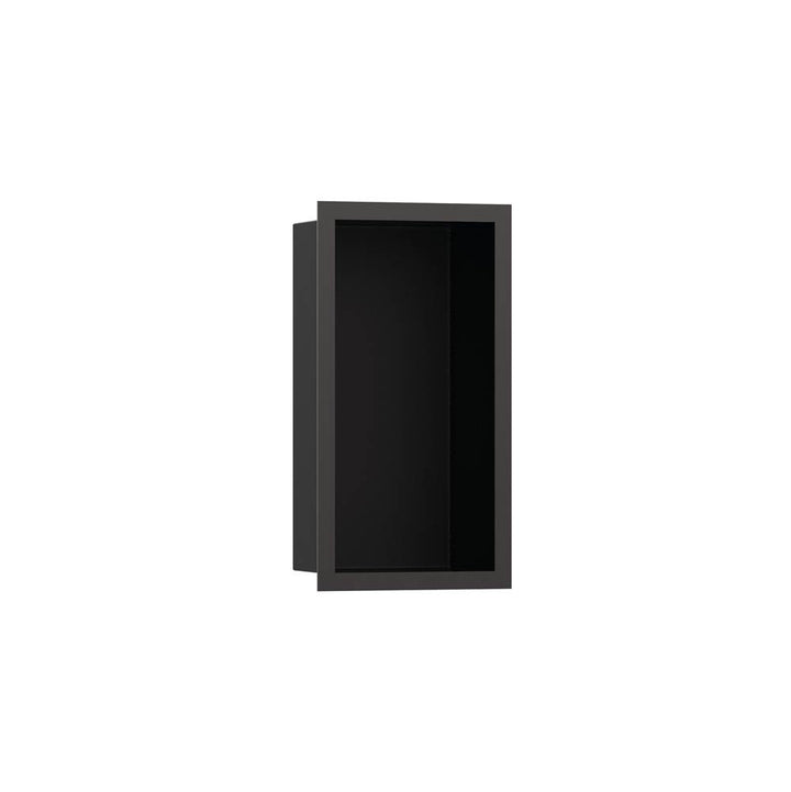 Hansgrohe XtraStoris Individual Wall Niche Matte Black with Design Frame 12x 6x 4