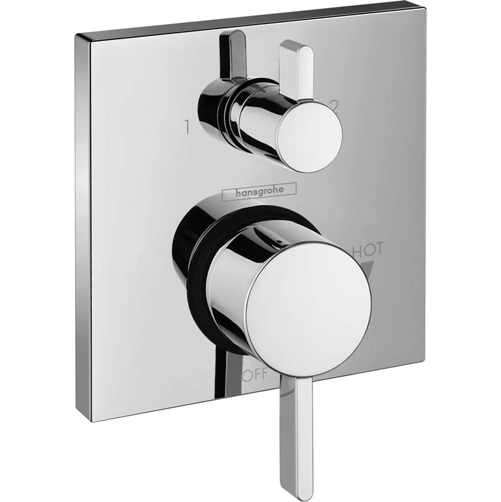 Hansgrohe Ecostat Pressure Balance Trim Square with Diverter