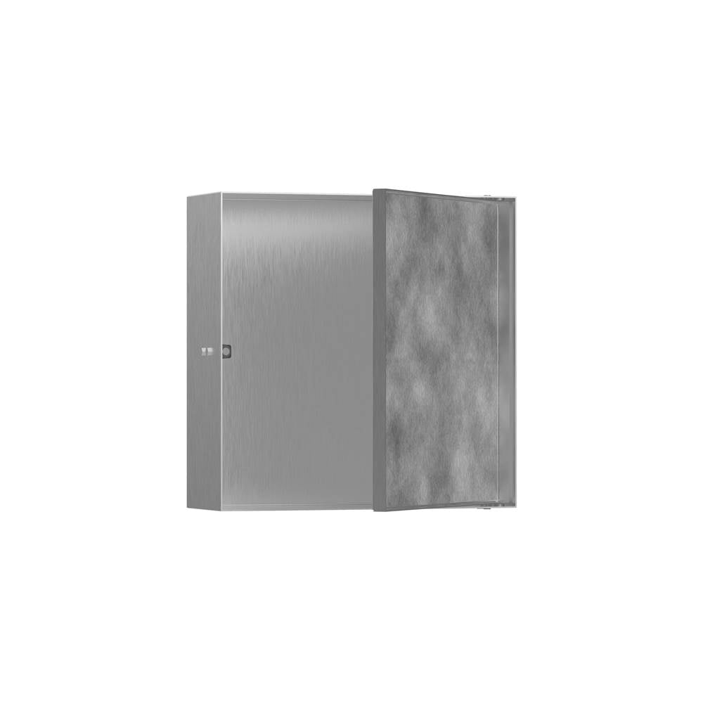 Hansgrohe XtraStoris Rock Wall Niche with Tileable Door 12x 12x 4