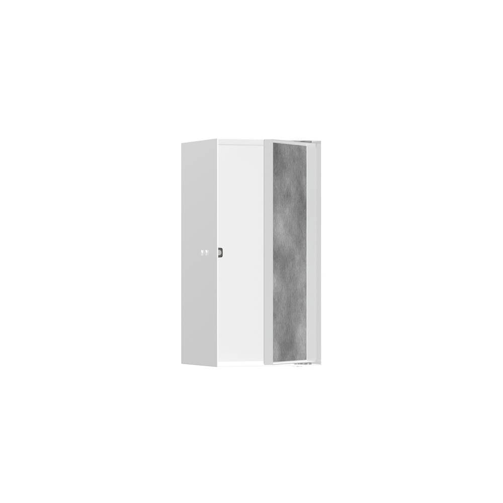 Hansgrohe XtraStoris Rock Wall Niche with Tileable Door 12x 6x 5.5