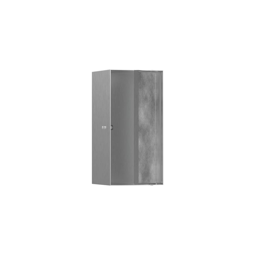 Hansgrohe XtraStoris Rock Wall Niche with Tileable Door 12x 6x 5.5