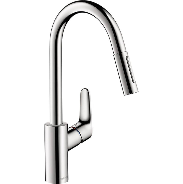 Hansgrohe Focus Higharc Kitchen Faucet 2-Spray Pull-Down 1.5 GPM