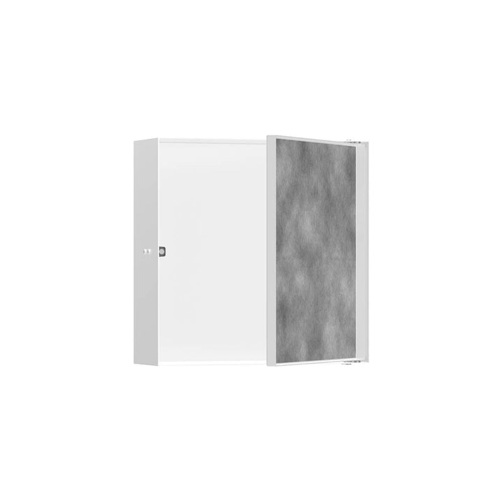 Hansgrohe XtraStoris Rock Wall Niche with Tileable Door 12x 12x 4