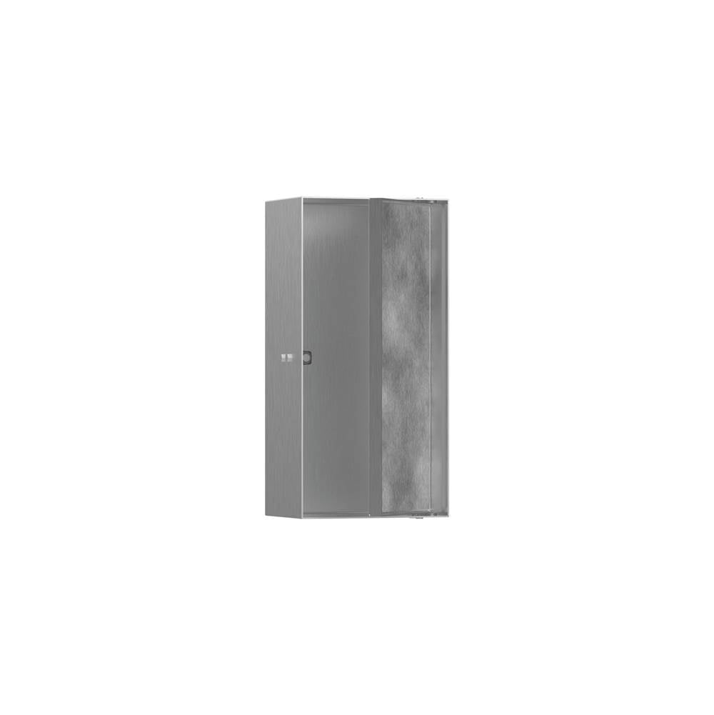 Hansgrohe XtraStoris Rock Wall Niche with Tileable Door 12x 6x 4