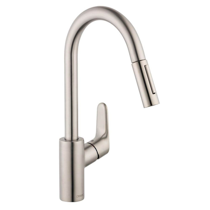 Hansgrohe Focus Higharc Kitchen Faucet 2-Spray Pull-Down 1.5 GPM