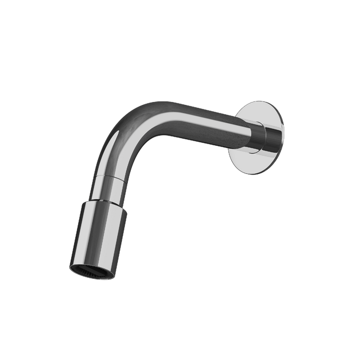 MGS Bagno Stainless Steel Shower Head with Arm and Flange
