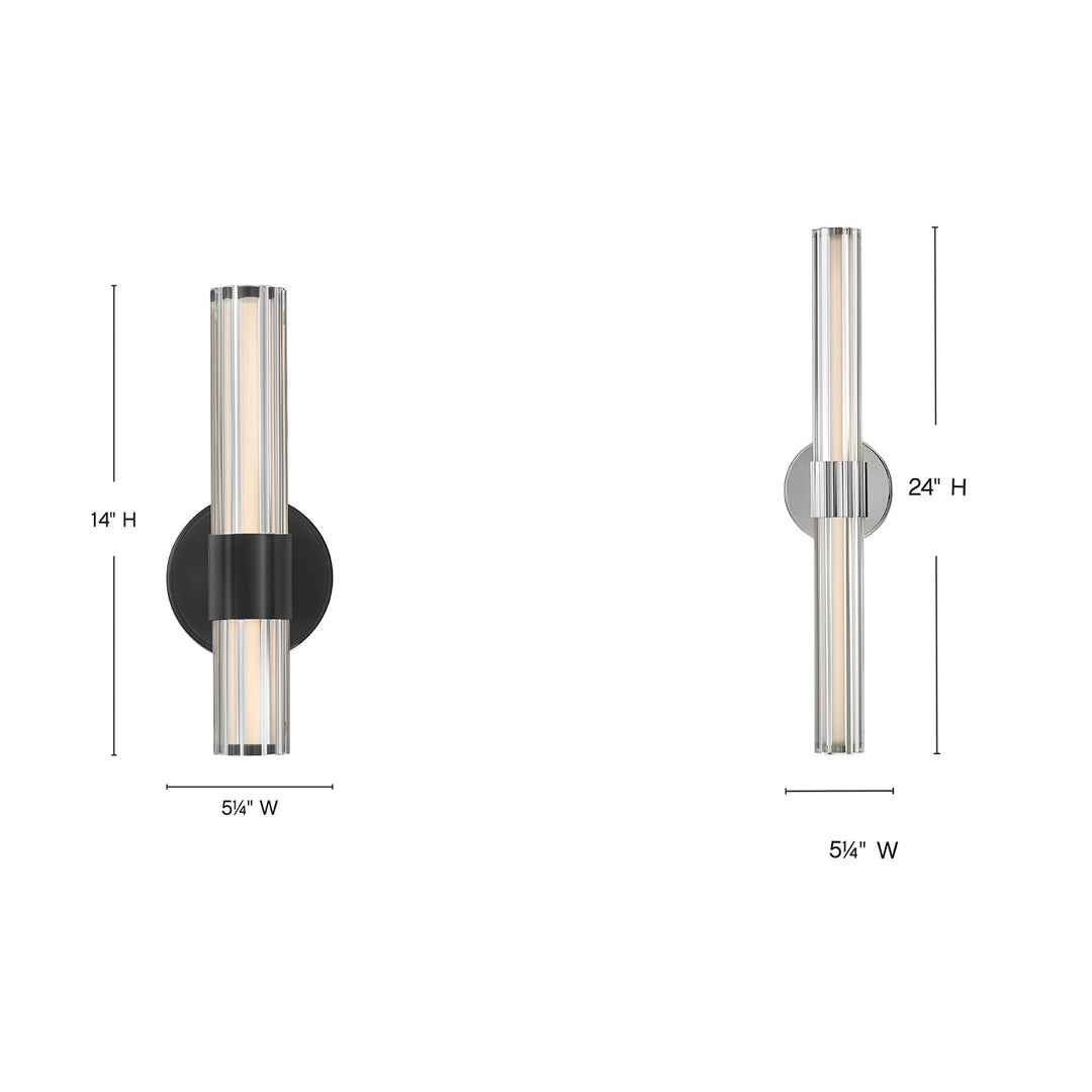 Hinkley Georgette Bathroom Vanity Light (view 4)