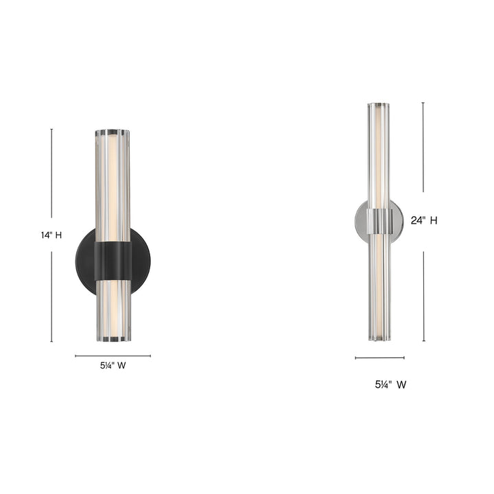 Hinkley Georgette Bathroom Vanity Light (view 4)