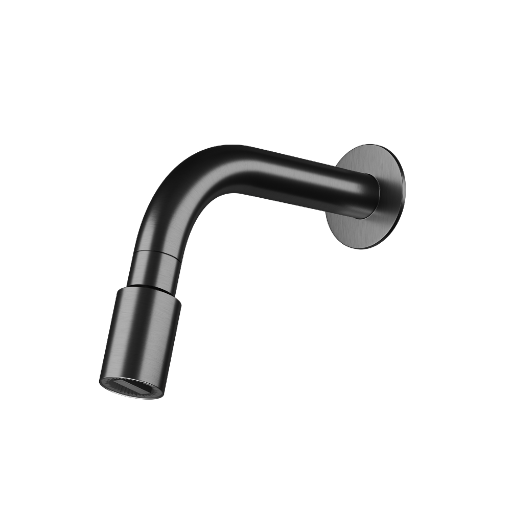 MGS Bagno Stainless Steel Shower Head with Arm and Flange