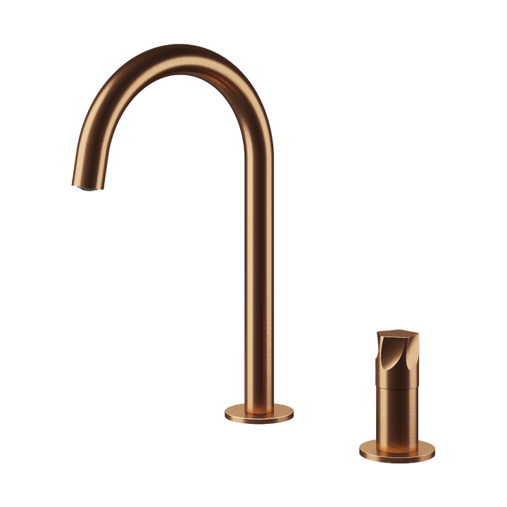 MGS Bagno Penta Two hole Stainless Steel Basin Faucet