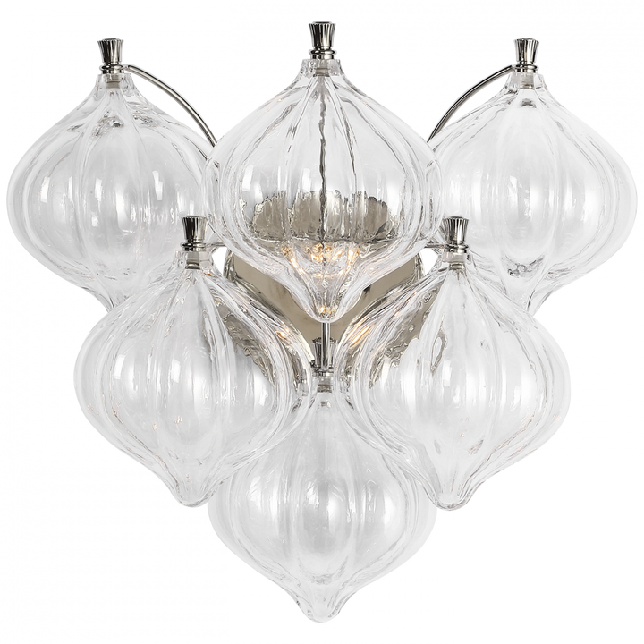 Visual Comfort Signature Caselli Wall Sconce in Polished Nickel
